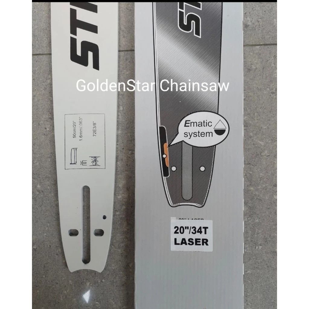 Bar Laser Senso/Sinso Stih 20 inch 34 mata.Bar Laser Chainsaw Stihl 20"/34T(34 mata) ORIGINAL
