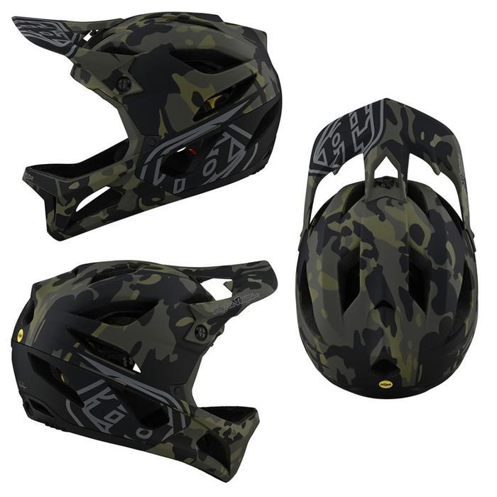 Helm Sepeda Tld Stage Helmet Mips Camo Olive