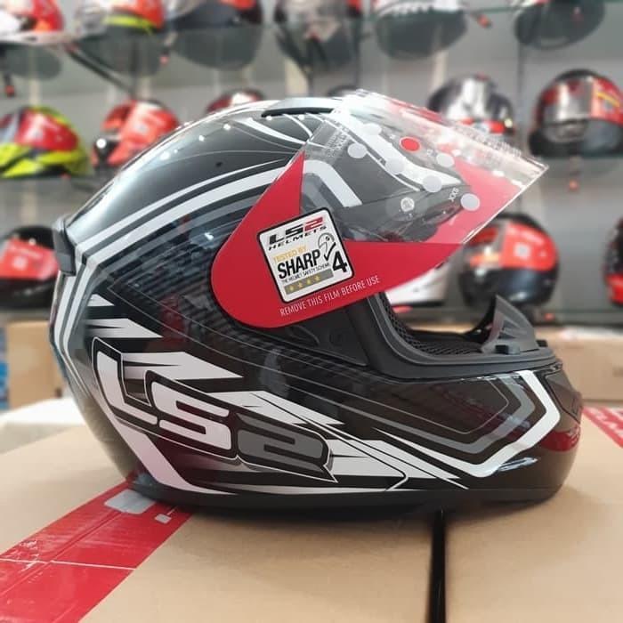 Helm Ls2 Ff352 Rookie Ranger Black White