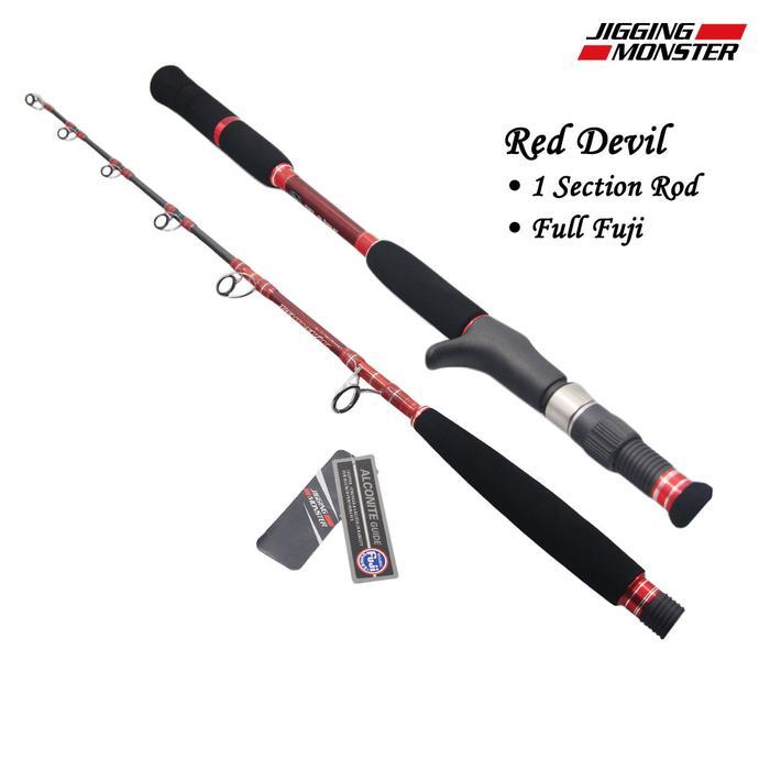 Jigging Monster Red Devil Fuji Alconite Guide Joran Pancing Overhead / OH