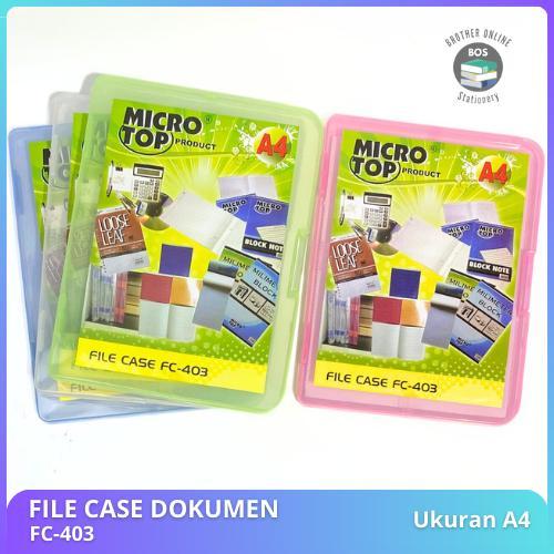 BOS File Case A4/ Dokumen Case/ Hard Case File/ Map/ Kertas/ Box Case