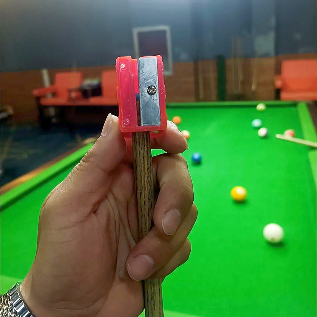 SPECIAL 2pcs Universal Billiard Cue Tip Corrector Pencil Sharpener Fits 9-14mm Cue Tip Tool Billiard