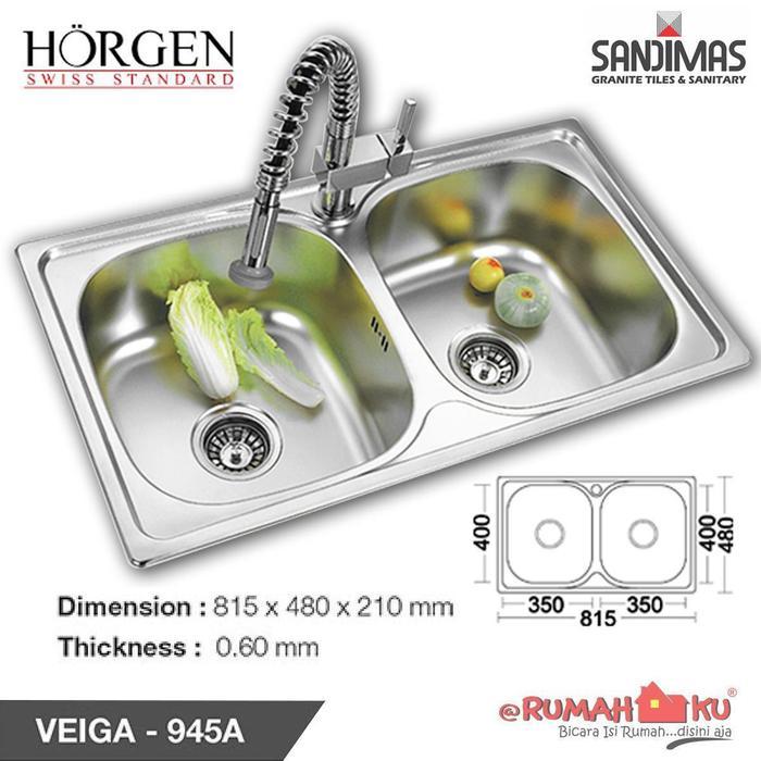KITCHEN SINK HORGEN VEIGA 945 steinless stell 304