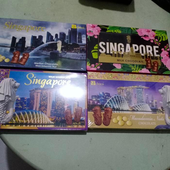 COKLAT MERLION SINGAPORE BOX 125GR QF CHOCO