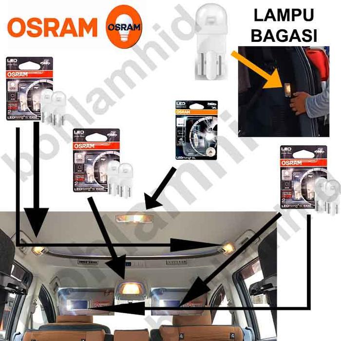 Paket Lampu Led Kabin Osram Innova Reborn 8Pcs Seluruh Lampu Interior