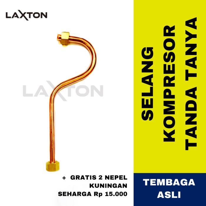 Selang/Pipa Tembaga Kompresor Model Tanda Tanya + 2 Nepel Rp 15.000