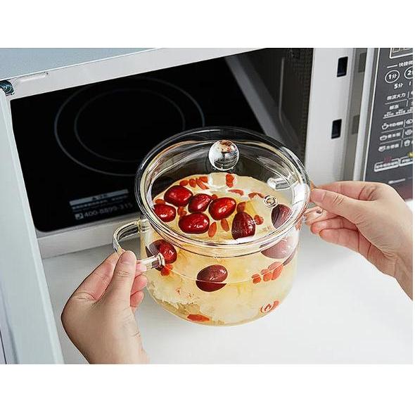 panci kaca tahan panas casserole