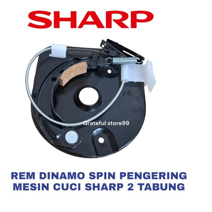 SET REM DINAMO + TALI KAWAT KAMPAS SPIN PENGERING MESIN CUCI SHARP 2 TABUNG