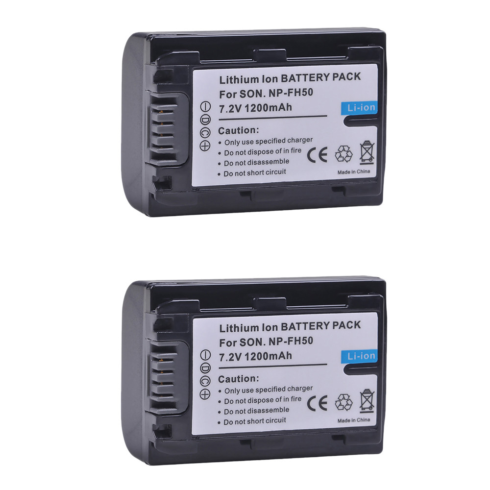 NP-FH50 NPFH50 Battery for Sony NP-FH30 NP-FH40 NP-FH50 NP-FH70 NP-FH100 and DSC-HX1 HX100V HX200 HX