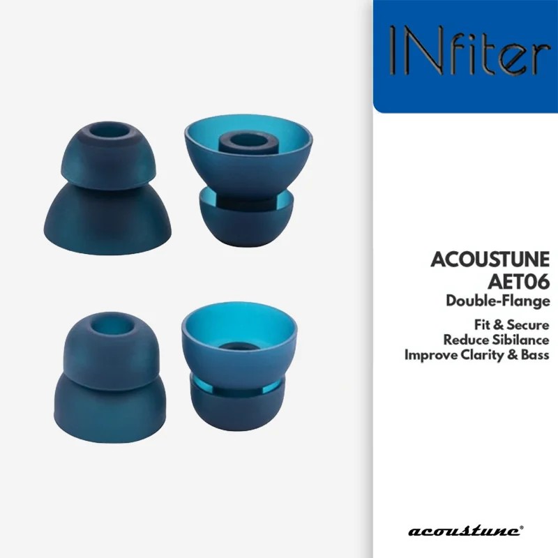 Acoustune Aet06 Earti Acoustune Ti Aet06A Earti Double Flange Earbuds Aet07/Aet08/Aet16 Earpiece