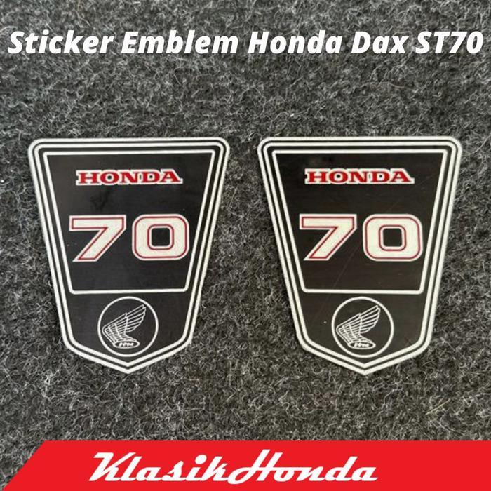 Sticker Almunium Honda Dax St70 St 70