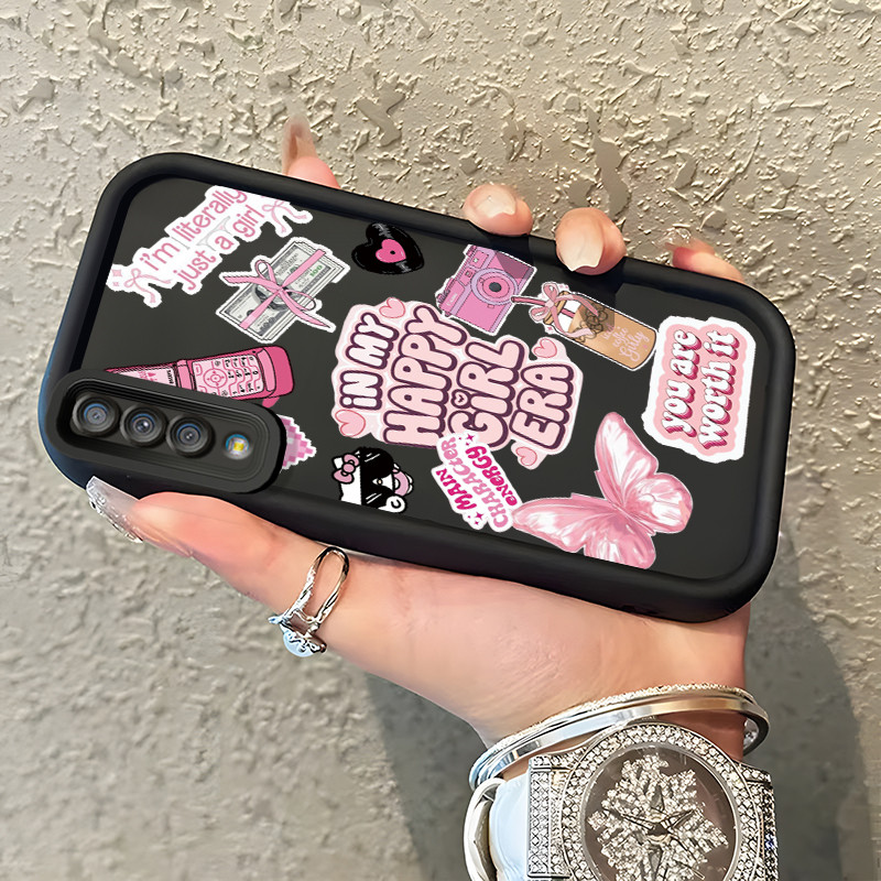 Casing Hp Samsung Galaxy A7 2018 Case Casing dopamin pola Kasus HP Tangga Langit Mewah Silikon Softc