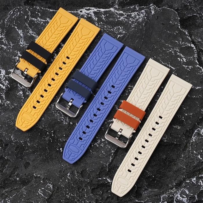 Tali Jam Tangan 22 MM Replacement Strap Rubber Blancpain X Swatch Scuba Fifty Fathoms 8076.22