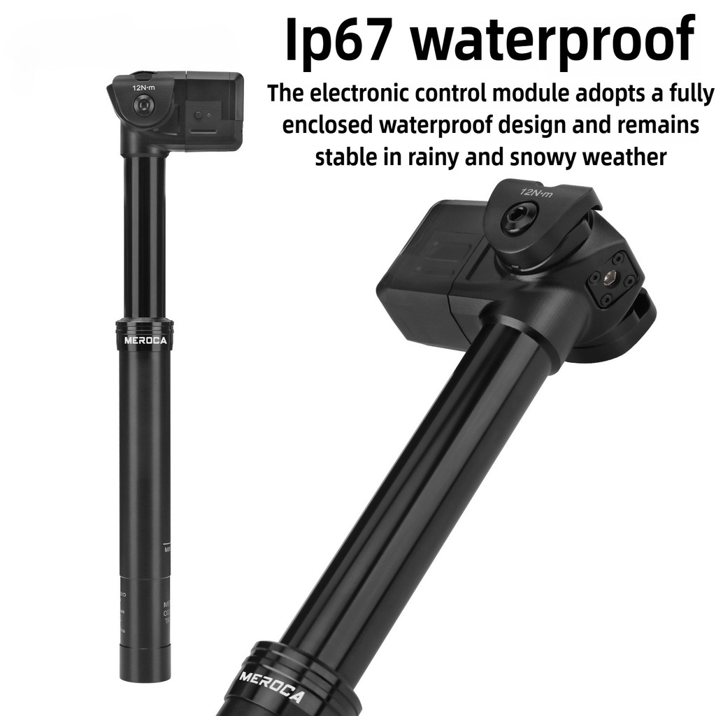 Wireless Dropper Seatpost 27.2 30.9 31.6 Aluminum Alloy Seatpost 350mm 400mm Telescopic Seat Post