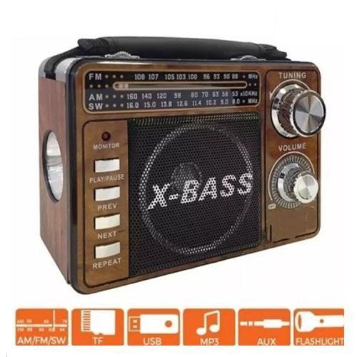 Speaker Sn-4020Bt Jadul Fm Am Sw Bluetooth Usb Micro Sd Player Ada Senter Bisa Cas Radio Antena