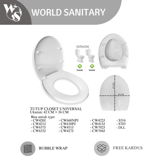 "New" Tutup closet duduk /toilet cover/toto