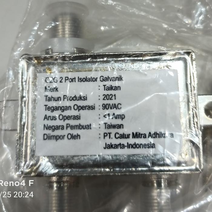 "New" Splitter Taikin antena TV 2 way / Splitter Antena Signal TV 2way