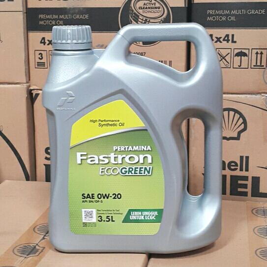 OLI MESIN MOBIL LCGC PERTAMINA FASTRON ECOGREEN 0W-20 3,5 LITER