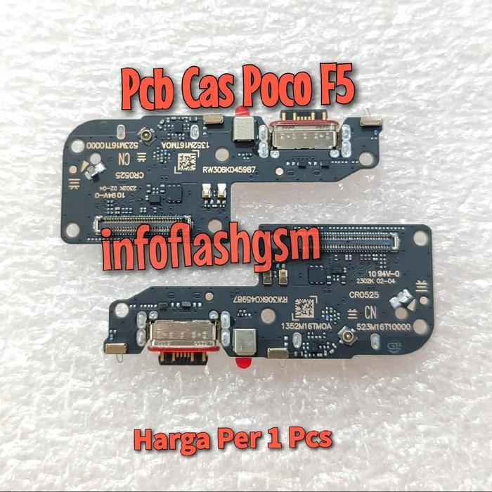 PCB CHARGER CAS CONNECTOR SOKET KONEKTOR POCO POCOPHONE F4 GT F5 PRO