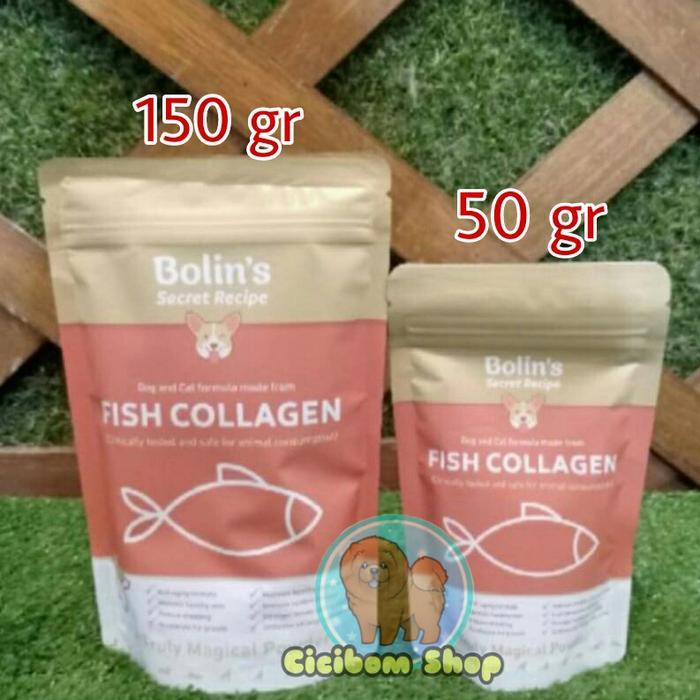 Bolin'S Secret Recipe Fish Collagen Vitamin Anjing Kucing Bolin Bolins