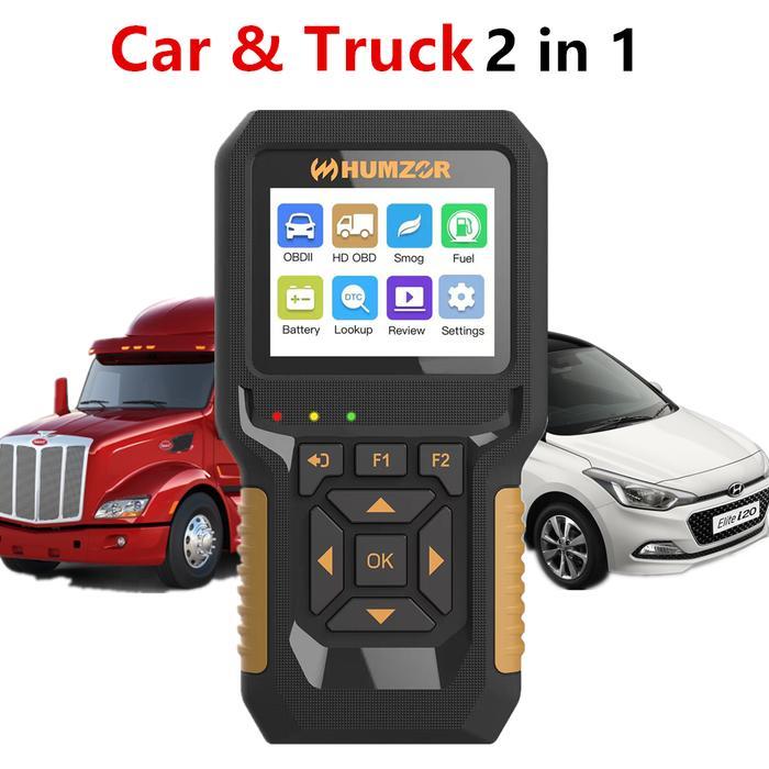 Truck Obd2 Scanner Heavy Duty Diagnostic Tool For 12-24V Car Truck