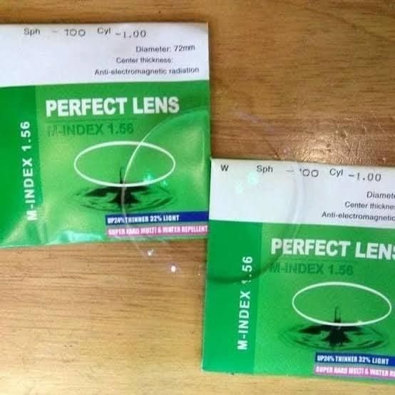 Lensa kacamata anti radiasi standar optik (NORMAL/MINUS/PLUS/SILINDER)
