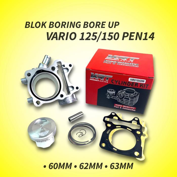 Blok Seher Boring Bore Up Honda Vario 150 62Mm 63Mm