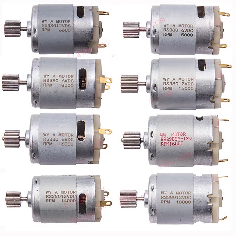 Rs-380 390 6V 12V Dc High Speed Motor Electric Screrr Screr Motor