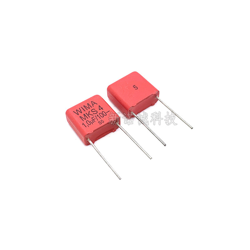 2Pcs Original Wima 1Uf 100V Red Mks4 10Mm Capar Hi-Fi Audio Capars 100V 105 1Uf 5%