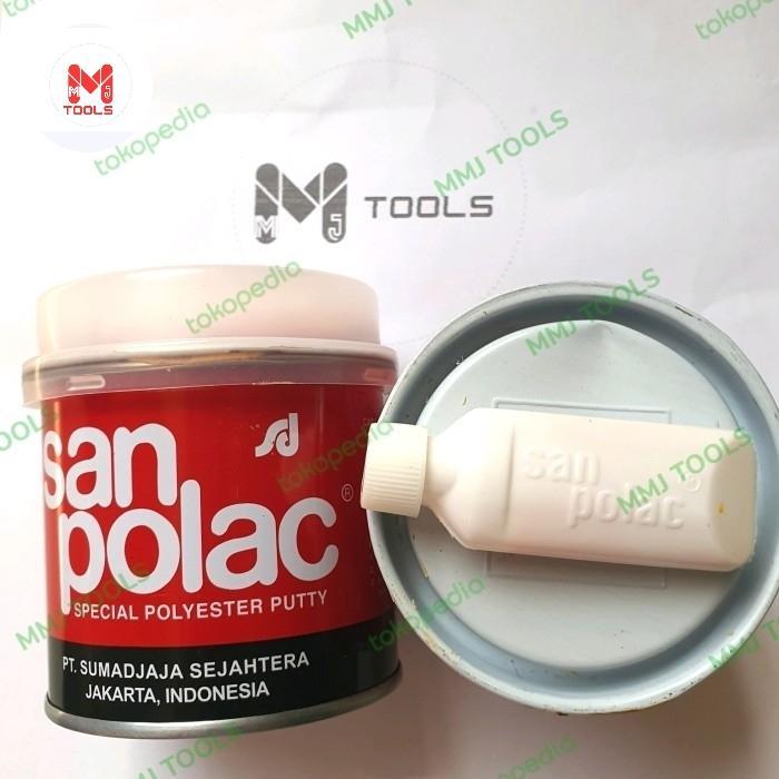 "New" Dempul SANPOLAC 250gram - SANPOLAC dempul - SANPOLAC PUTTY