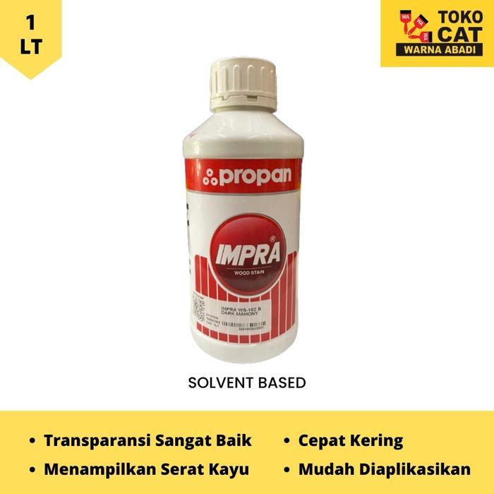 v Impra Melamine Woodstain WS - 162 1 Liter ( Warna Tua )