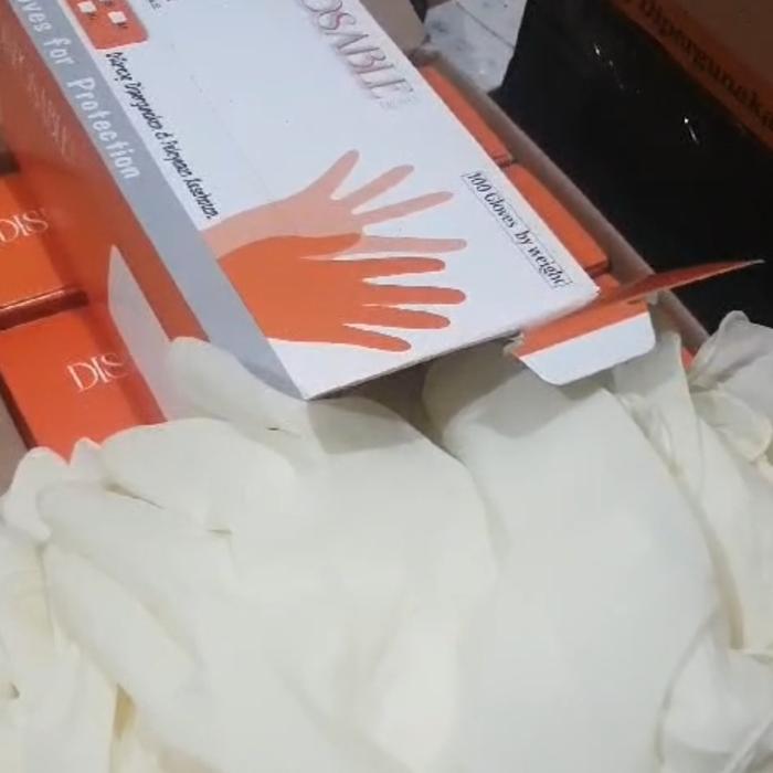 Sarung tangan latex powder free ( Suwarna / StarGloves / Dgloves )