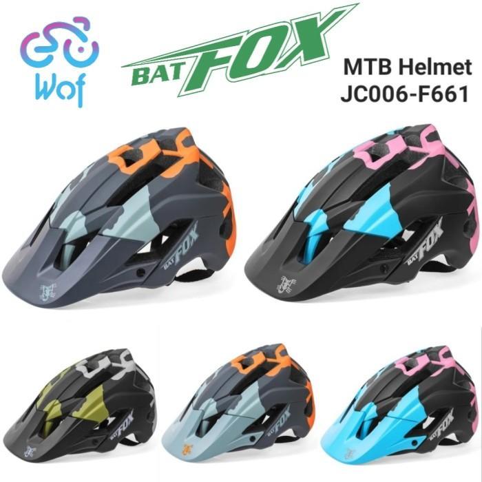 BATFOX F661 Helm Sepeda Gunung XC AM Enduro MTB Downhill Helmet Bike