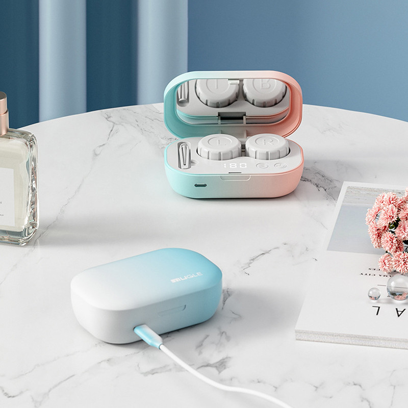 Ultrasonic Cleaner Intelligent Contact Lens Cleaning Machine Colored Contact lenses Cleaning Case