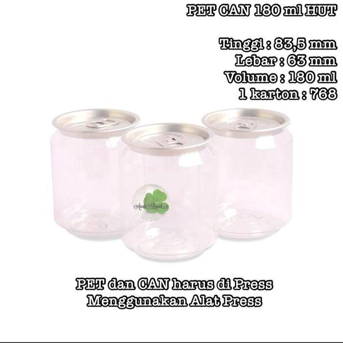 Pet Can 180 Ml Hut Isi 30 Pcs Botol Pet Can Alumunium Untuk Minuman Juice Terlaris