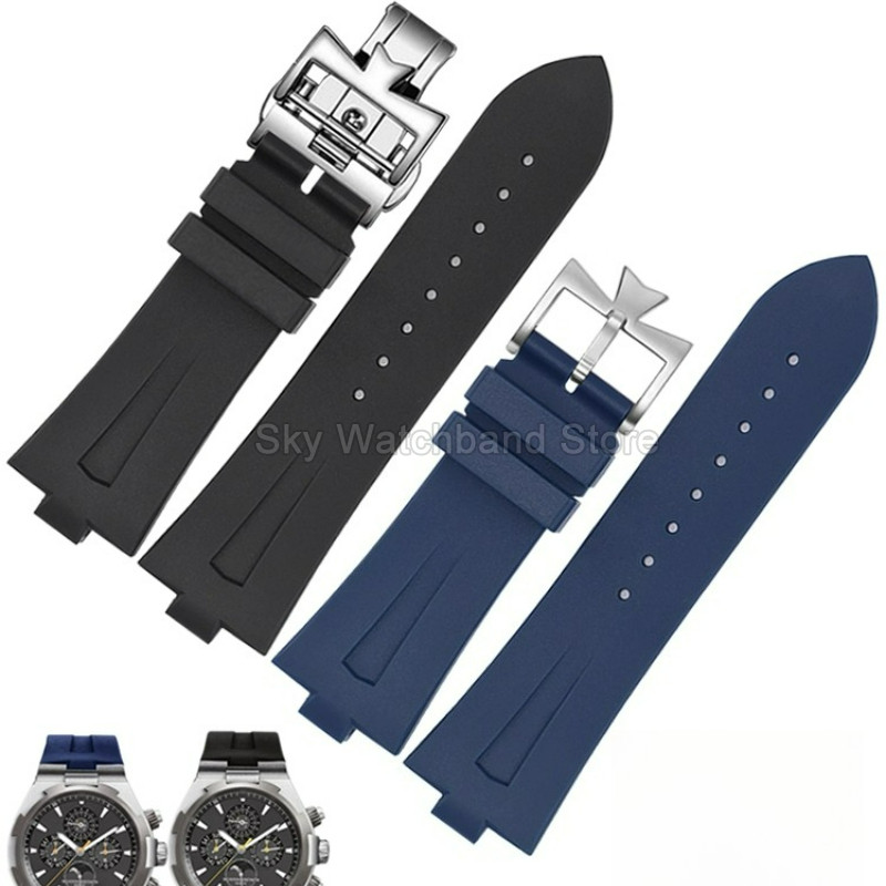 For Vacheron Constantin Overseas Collection 47450 49150 47040 Silicone Watch Bracelet Waterproof