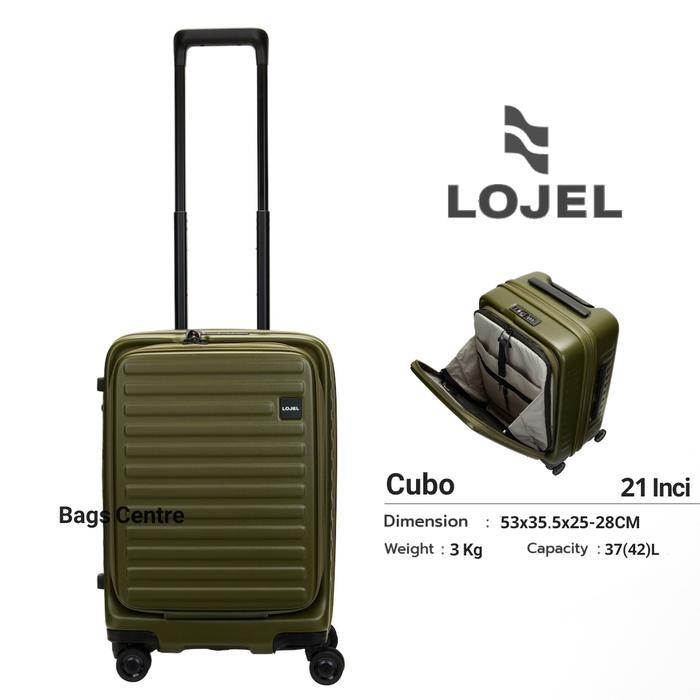 Koper Lojel Cubo Hardcase Size Small Cabin 21 Inch - Black