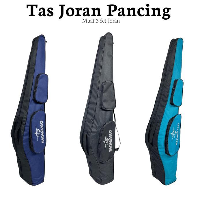Tas Joran Pancing Ransel Muat 3 Set Joran Anti Air
