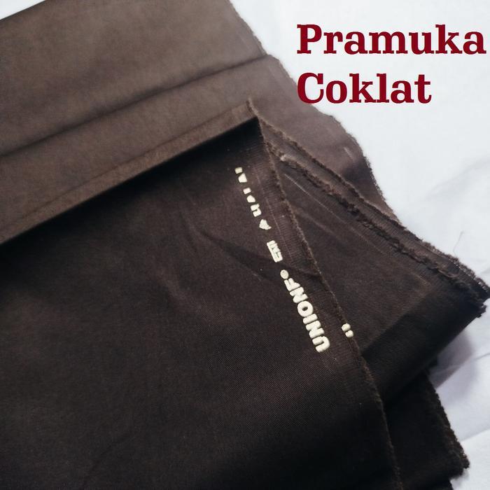 Kain Unione Drill Coklat Pramuka Lebar 150 Kain Seragam Sekolah Kain Celana Pramuka Kain Celana