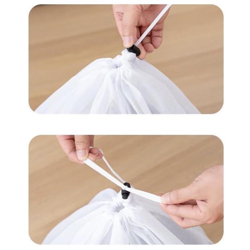 Tas Laundry Jaring Jumbo 10Kg Laundry Bag Serut Jaring Cuci Pakaian / Kantong Laundry Net Serut