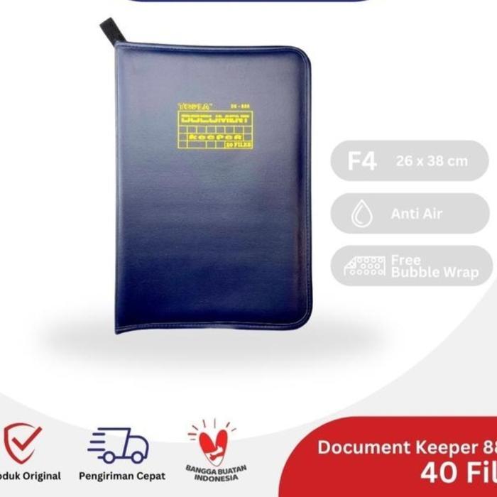 Topla Dokumen Keeper Folio Isi 40 File / Map Ijazah Clear Holder