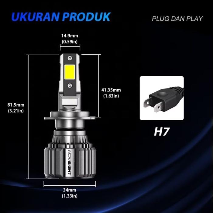Lampu Led H7 Ninja 250 White Lighting Lampu H7 N250 Novsight