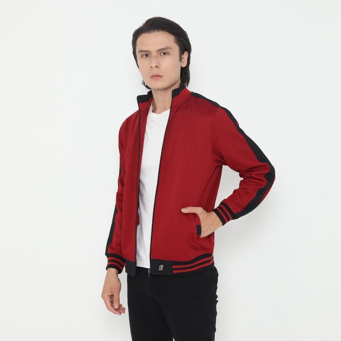 d&f Jaket Biker pria - Merah