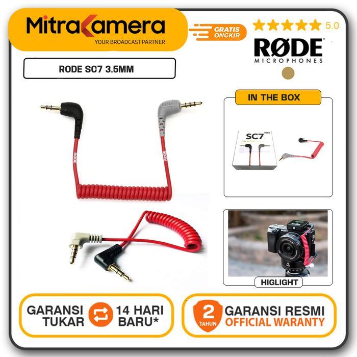 RODE SC7 3.5mm TRS to TRRS Patch Cable
