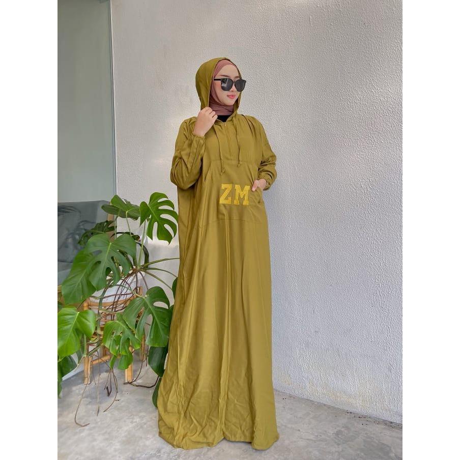 Abaya Dress Hoodie / Dress Wanita Muslim Style