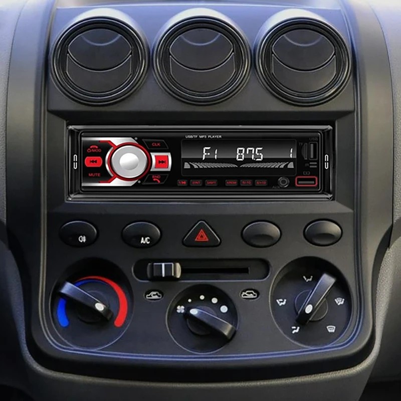 12V 1Din Car MP3 Player Radio Stereo Player Digital Bluetooth MP3 Player FM Radio Stereo Audio Music