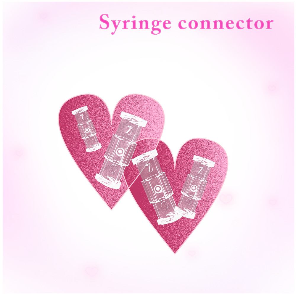 Hot selling high-quality Luer lock thread syringe connector, sterile independent packaging syringe
