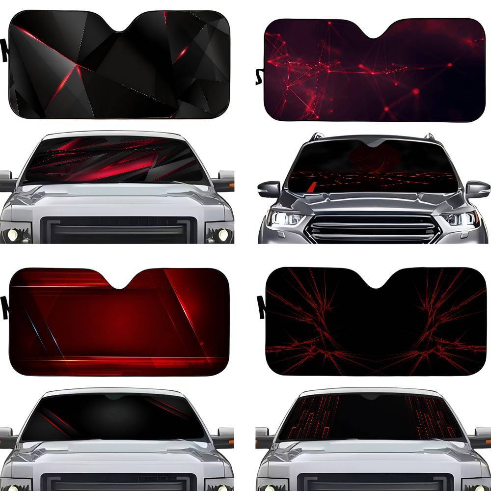 Black And Red Cool Technology Sun Shade Panel Sun Shade For Car Car Sun Shade Cute Car Sun Visor