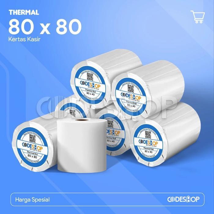 kertas thermal printer kertas thermal 80X80