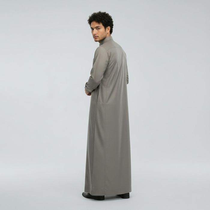Hamizan - Executive Slimfit Thobe - Baju Gamis Jubah Pria Lengan Panjang Pakaian Muslim Pria Thobe
